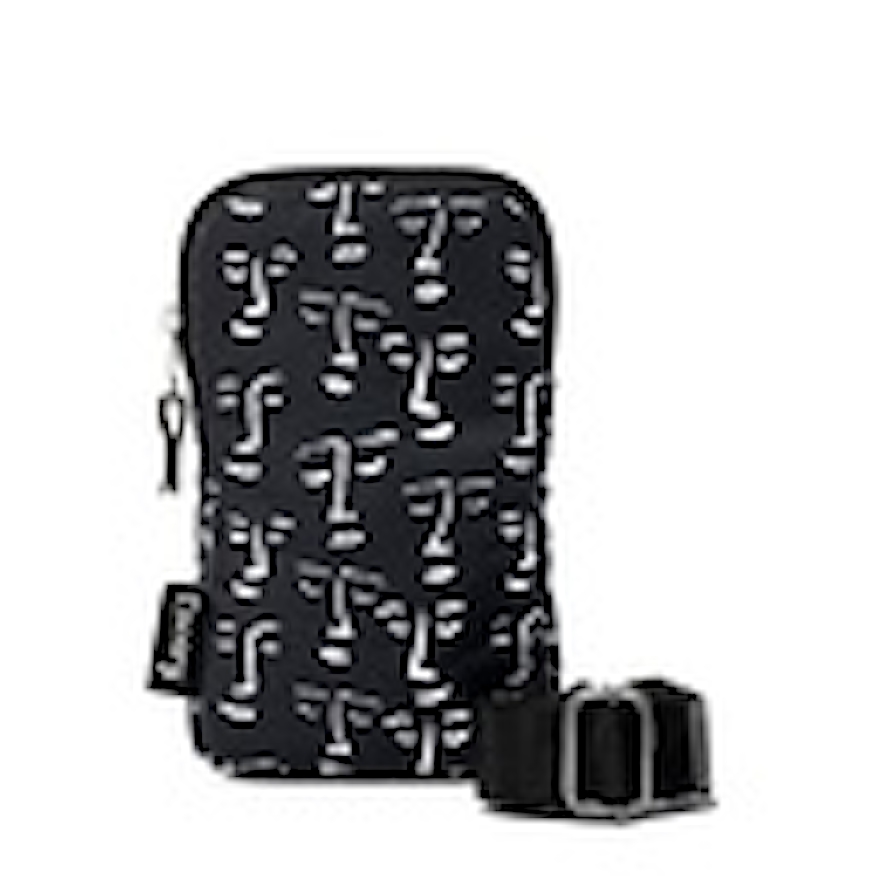 Black faces Mini Cross Bag