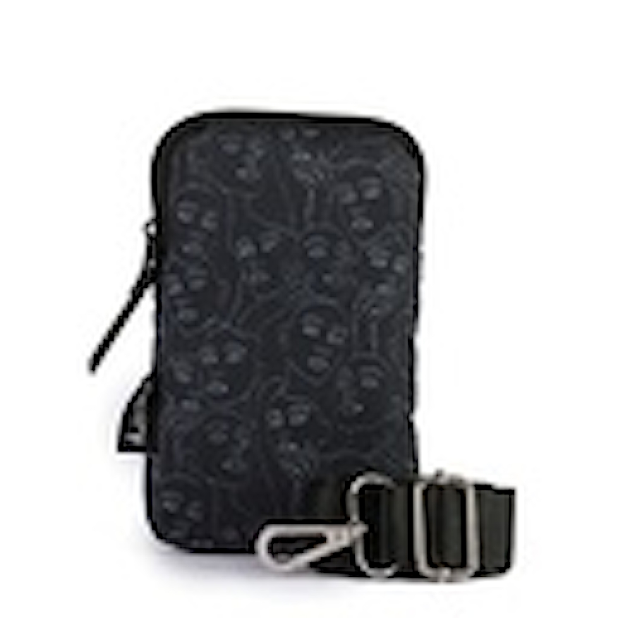 Faceless Black Mini Cross Bag