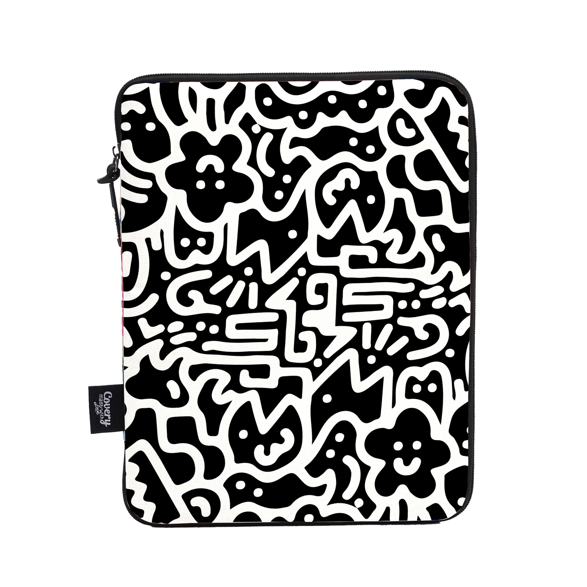 Tablet Sleeve - BLACK DOODLES Tablet sleeve